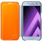 Galaxy A3(2017) ile Uyumlu Neon Flip Cover Mavi EF-FA320PLEGWW(Out) - 2