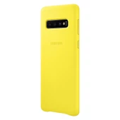 Galaxy S10 ile Uyumlu Kılıf Leather Cover Sarı EF-VG973LYEGWW - 3