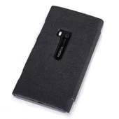Nillkin Lumia 920 ile Uyumlu Ağaç Desenli Deri Kılıf Siyah Renk - 1