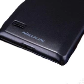 Nillkin Optimus L9 ile Uyumlu Parlak Sert Kauçuk Kılıf Siyah - 2