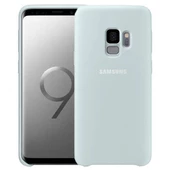 Galaxy S9 ile Uyumlu Kılıf Silicone Cover Mavi EF-PG960TLEGWW - 1
