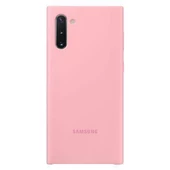 Galaxy Note 10 ile Uyumlu Silikon Kılıf Pembe EF-PN970TPEGWW - 1