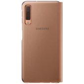 Galaxy A7 2018 ile Uyumlu Wallet Cover Kılıf Altın EF-WA7500PFEGWW - 5