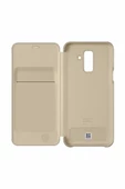 Galaxy A6+ (2018) ile Uyumlu Kapaklı Kılıf Altın EF-WA605CFEGWW - 2