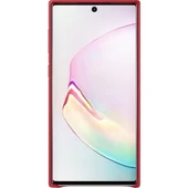 Galaxy Note 10 ile Uyumlu Deri Kılıf Kırmızı EF-VN970LREGWW - 2