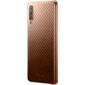 Galaxy A7 (2018) ile Uyumlu Gradation Kılıf Altın EF-AA750CFEGWW - 3