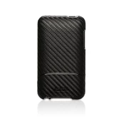 Griffin iPod Touch 4 ile Uyumlu Karbon Desenli Stantlı Kılıf Graphite RE01943 - 3