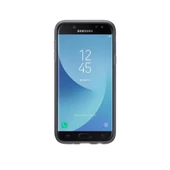 Galaxy J7 2017 ile Uyumlu Jelly Silikon Kılıf Siyah EF-AJ730TBEGWW - 2