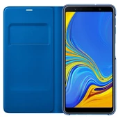Galaxy A7 2018 ile Uyumlu Wallet Cover Kılıf Mavi EF-WA7500PLEGWW - 3