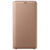 Galaxy A7 2018 ile Uyumlu Wallet Cover Kılıf Altın EF-WA7500PFEGWW - 1