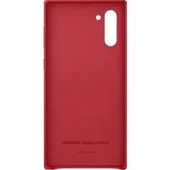 Galaxy Note 10 ile Uyumlu Deri Kılıf Kırmızı EF-VN970LREGWW - 3