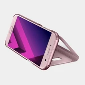 Galaxy A5(2017) ile Uyumlu S View Cover Pembe EF-CA520PPEGWW - 4