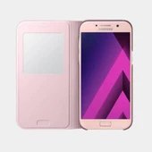 Galaxy A5(2017) ile Uyumlu S View Cover Pembe EF-CA520PPEGWW - 3