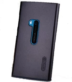 Nillkin Lumia 920 ile Uyumlu Parlak Sert Kauçuk Kılıf Siyah thumbnail 2