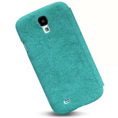 Nillkin i9500 Galaxy S4 ile Uyumlu Nillkin Ağaç Dokulu Kapaklı Kılıf Yeşil - 3