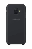Galaxy A6 2018 ile Uyumlu Çift Katmanlı Arka Kapak Siyah EF-PA600CBEGWW thumbnail 1