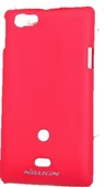 Nillkin Xperia Miro ile Uyumlu Sert Kauçuk Kılıf Kırmızı - 2