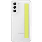 Galaxy S21 FE 5G ile Uyumlu İnce Kayışlı Kılıf Beyaz-EF-XG990CWEGWW - 3