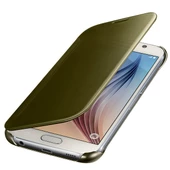 Galaxy S6 ile Uyumlu Clear View Cover Altın EF-ZG920BFEGWW - 4