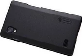 Nillkin Optimus L9 ile Uyumlu Sert Kauçuk Kılıf Siyah - 1