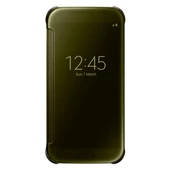 Galaxy S6 ile Uyumlu Clear View Cover Altın EF-ZG920BFEGWW - 1