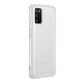 Galaxy A02s ile Uyumlu Yumuşak Kılıf Şeffaf EF-QA025TTEGWW - 2