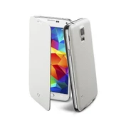 Cellular Line Galaxy S5 ile Uyumlu Flip Book Kılıf Beyaz BACKBOOKGALS5W (Out) - 1