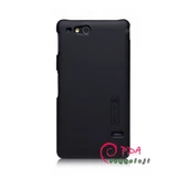 Nillkin Xperia Go ile Uyumlu Sert Kauçuk Kılıf Siyah Renk - 1