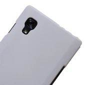 Nillkin Optimus L9 ile Uyumlu Sert Kauçuk Kılıf Beyaz - 2