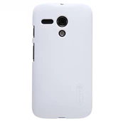 Nillkin Moto G ile Uyumlu Super Frosted Sert Kılıf Beyaz - 1