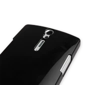 Nillkin Xperia S ile Uyumlu Parlak Sert Kauçuk Kılıf Siyah Renk - 3