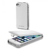 Cellular Line iPhone SE/5S/5 ile Uyumlu Flap Mıknatıssız Kılıf Beyaz FLAPIPHONE5W - 3