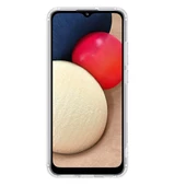 Galaxy A02s ile Uyumlu Yumuşak Kılıf Şeffaf EF-QA025TTEGWW - 1