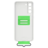 Galaxy S21 FE ile Uyumlu Kayışlı Silikon Kılıf Beyaz-EF-GG990TWEGWW - 3