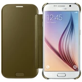 Galaxy S6 ile Uyumlu Clear View Cover Altın EF-ZG920BFEGWW - 3