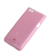 Nillkin Xperia Miro ile Uyumlu Parlak Sert Kauçuk Kılıf Pembe thumbnail 3