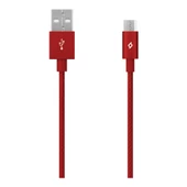 Ttec AlumiCable Micro USB Kablo Kırmızı 1.20 cm 2DK11K - 1