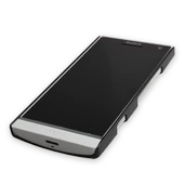 Nillkin Xperia S ile Uyumlu Parlak Sert Kauçuk Kılıf Siyah Renk - 2