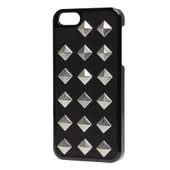 Benjamins iPhone SE/5S/5 ile Uyumlu Kılıf Gümüş Zımbalı Model 6 - 2