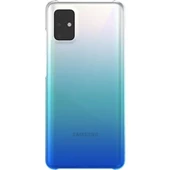 Galaxy A51 ile Uyumlu Koruyucu Kılıf Mavi GP-FPA515WSBLW - 1