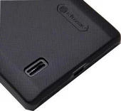 Nillkin Optimus L9 ile Uyumlu Sert Kauçuk Kılıf Siyah - 2