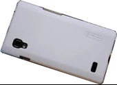 Nillkin Optimus L9 ile Uyumlu Sert Kauçuk Kılıf Beyaz - 1