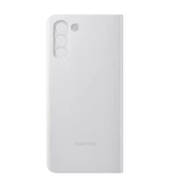 Galaxy S21 Plus ile Uyumlu Smart Clear View Kılıf-Açık Gri EF-ZG996CJEGTR - 3