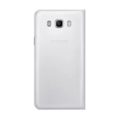 Galaxy J7 ile Uyumlu Flip Wallet Kılıf Beyaz EF-WJ700BWEGWW(Outlet) - 3