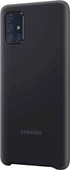 Galaxy A71 ile Uyumlu Silikon Kılıf Siyah EF-PA715TBEGWW - 3