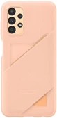 Galaxy A13 ile Uyumlu Kart Yuvalı Kılıf Turuncu EF-OA135TPEGWW - 1
