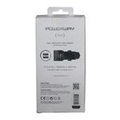Powerway iPhone Hızlı Araç Şarj Cihazı 2.4A Çift Çıkışlı + 1M Kablo X1133 - 2