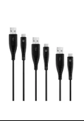 Mojue Usb-C 3’lü Şarj Kablosu Seti Ekstra Dayanıklı Usb-A Usb-C 2A (Mojue By Ttec)  120/200/300CM - 1