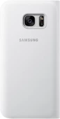 Galaxy S7 ile Uyumlu S View Cover Kılıf Beyaz EF-CG930PWEGWW - 3