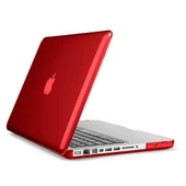 Speck SmartShell Macbook Pro 13" ile Uyumlu Koruma Kılıf Glossy Finish Red - 1